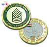 Custom 3D Logo Gold Plated Us Navy Military Metal Collectible Souvenir Challenge Coin for Souvenir Gift