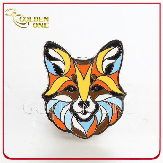 Best Selling Cheap 3D Antique Silver Zinc Alloy Metal gus johnson lapel pin 