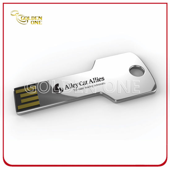 High Quality Silk Screen Promotion Gift Metal USB Key