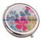 Custom Digital Printed Colorful Heart Shape Compact Mirror