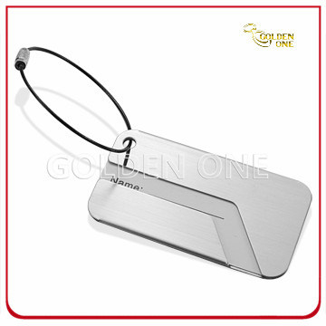 Promotion Gift Aluminum Aircraft Pattern Luggage Tag