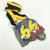 China Factory Price Fashion Soft Enamel Circle Shape Medal Montebello Carnival Zinc Alloy Medal With Ribbon