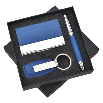 High Quality Luxury Business Promotion Gift Set with Black Box Pack