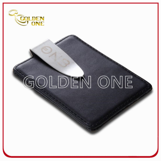 High Quality Business Gift Genuine Leather Money Clip