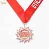 Customized Cut Out Glitter Competition Medal
