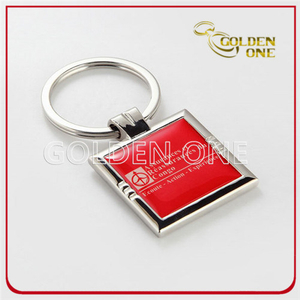 High Quliaty Customized Printed Logo Metal Key Tag
