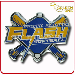 High Quality Full Color Printing Expoxy Coated Metal Lapel Pin
