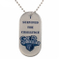 Personalized Metal Bottle Opener Dog Tag with Ball Chain
