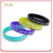 Fashion Style Embossed Printed Convex Design Silicone Bracelet
