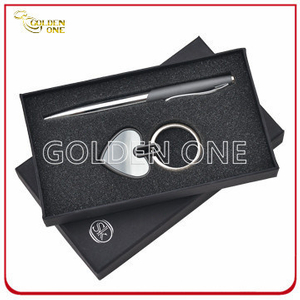 High Quality Keychain And Metal Pen Promotional Gift Set