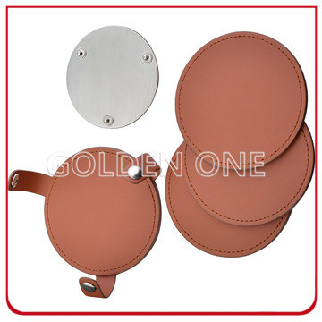 Top Quality Genuine Leather Coaster Set