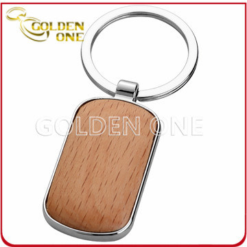 Give Away Cheap Assorted Design Engravable Wooden Key Chain
