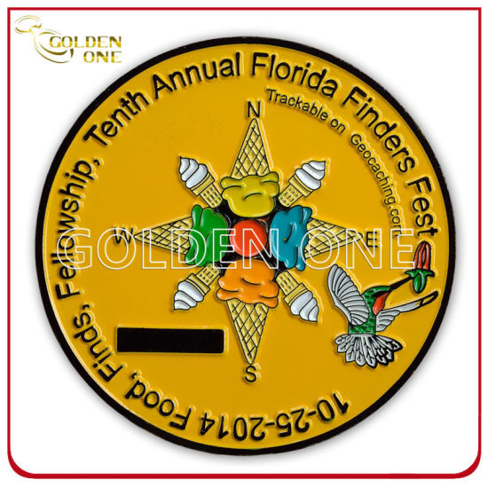 Gold Plating Soft Enamel Coins & Collectibles And Printing Custom Souvenir Logos Coins 