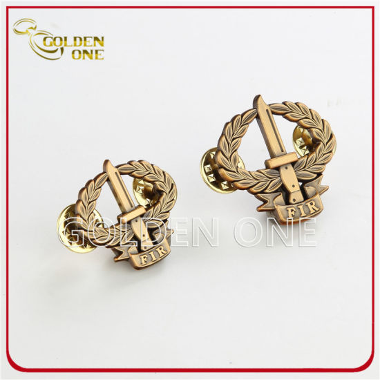 Gold Plated Promotional Custom China Wholesale Enmael Metal Lapel Pins