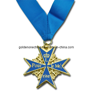 Creative Design Nickle Finish Soft Enamel Metal Medal