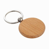 Creative Design Engrave Color Fill Wooden Key Chain