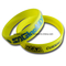 Hot Selling Customized Recessed Color Fill Rubber Bracelet