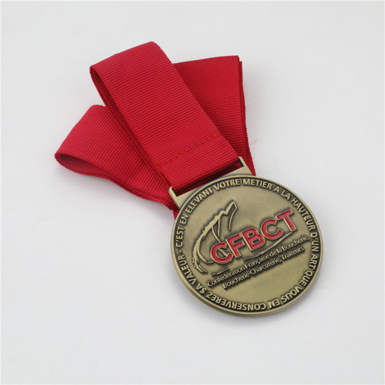 Custom 2D Engraved Soft Enamel Fun Ride Metal Medal