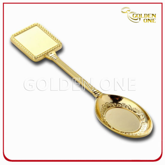 Customized Gold Plated Metal Souvenir with Spoon Gifts