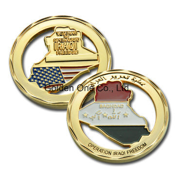 Customized Nickel Plated Foreign Military Coin